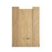 Bolsa de papel kraft marrón con ventana microperforada 180x40mm H220mm - 1000Uds