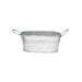 Mini bañera de metal 220ml 120x70mm A55mm - 36Uds