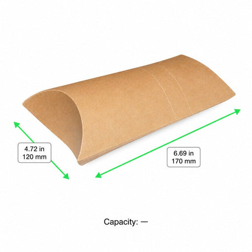 Tacos caja kraft 120x170mm - 500Uds