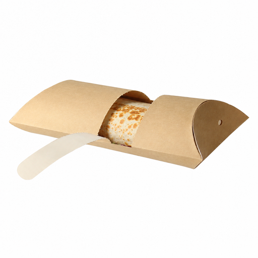 Tacos caja kraft 120x170mm - 500Uds