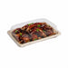 Tapa cúpula transparente PET 141x99mm A7mm - 600Uds