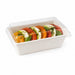 Tapa cúpula transparente PET 194x141mm A7mm - 400Uds