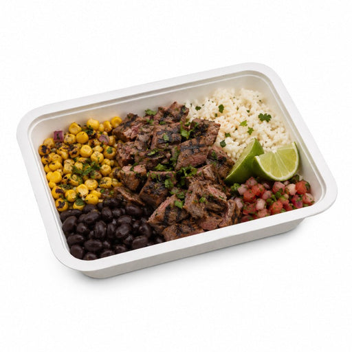 Bandeja de Pulpa laminado PLA sellable 750ml 190x137mm A40mm - 400Uds