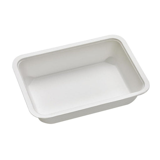 Bandeja de Pulpa laminado PLA sellable 750ml 190x137mm A40mm - 400Uds