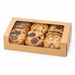 Caja cartón kraft laminada con ventana 190x113mm A44mm - 200Uds