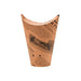 Pote de cartón marrón con cierre decoración News para Burritos/Wraps/Snacks 480ml A123mm - 1000Uds