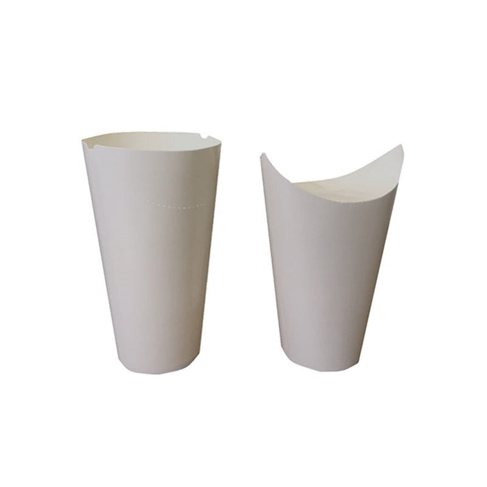 Vaso para snack de cartón blanco 480ml A157mm - 1000Uds