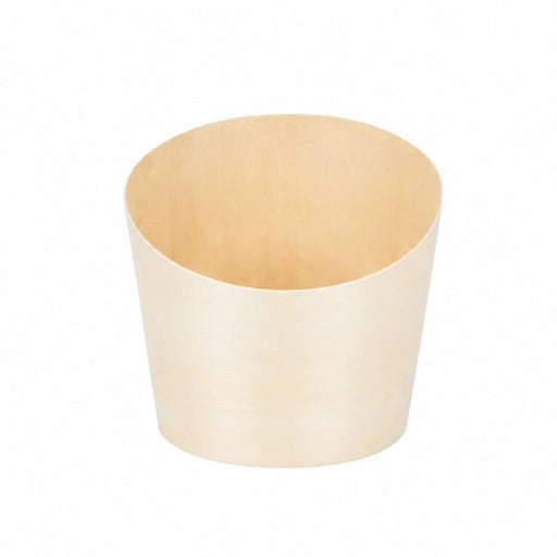 Vaso de madera inclinado 180ml A89mm - 100Uds