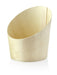 Vaso de madera inclinado 270ml A102mm - 100Uds
