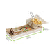 Bandeja rectangular de madera Noa 390x150mm A40mm - 10Uds