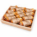 Bandeja cuadrada de madera Noa 375x375mm A74mm - 10Uds