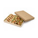 Tapa plana marrón de cartón Noa 390x290mm A60mm - 100Uds