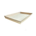 Bandeja rectangular de madera Noa 450x300mm A40mm - 10Uds