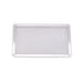 Rejilla rectangular de aluminio para pizza con base perforada 300x200mm A10mm - 12Uds