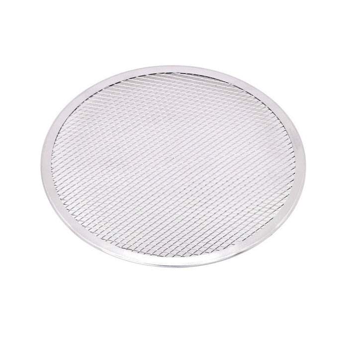Rejilla redonda de aluminio para pizza con base perforada Ø305mm - 12Uds