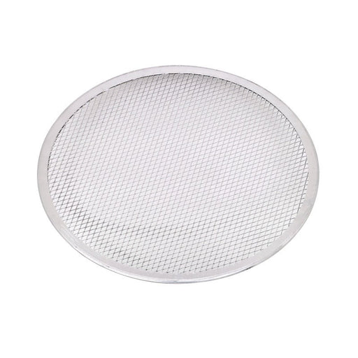 Rejilla redonda de aluminio para pizza con base perforada Ø330mm - 12Uds