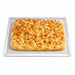 Rejilla rectangular de aluminio para pizza con base perforada 400x280mm A10mm - 12Uds