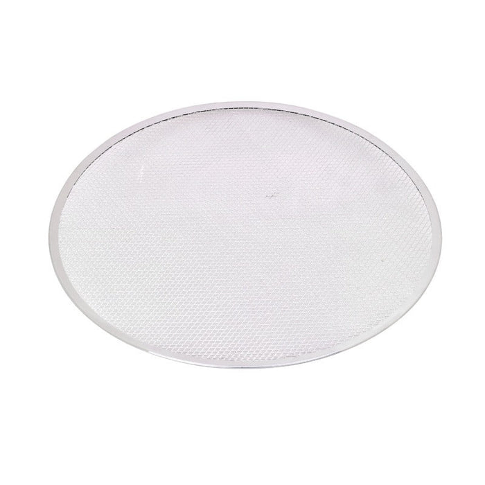 Rejilla redonda de aluminio para pizza con base perforada Ø508mm - 12Uds