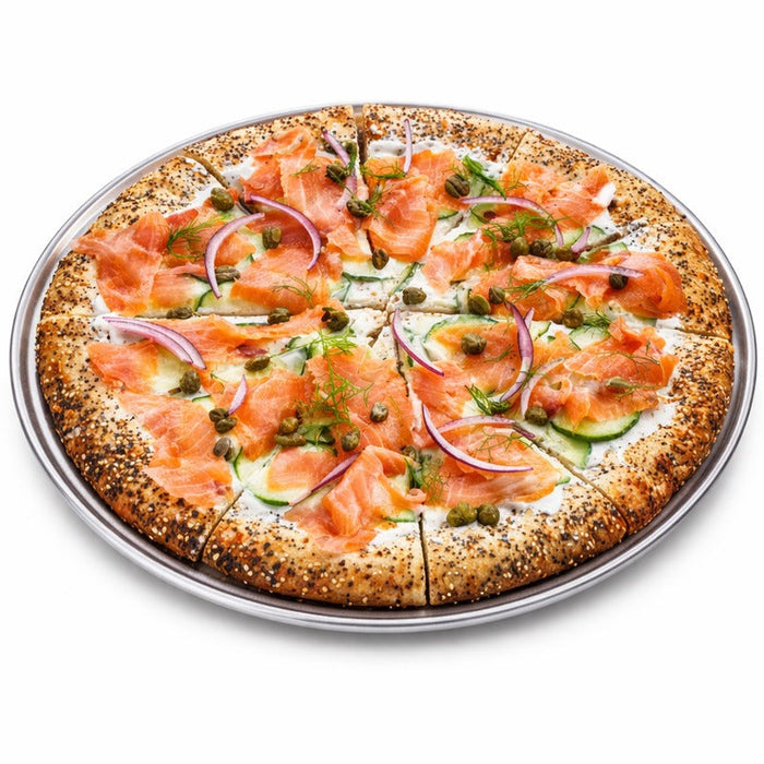 Bandeja de pizza de aluminio Ø330mm - 12Uds