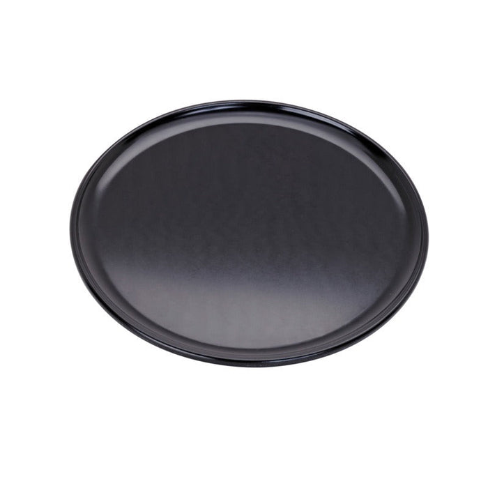Bandeja/placa negra para pizza de aluminio anodizado Ø228mm - 12Uds