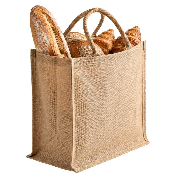Bolsa de yute marrón 370x230mm A360mm - 25Uds