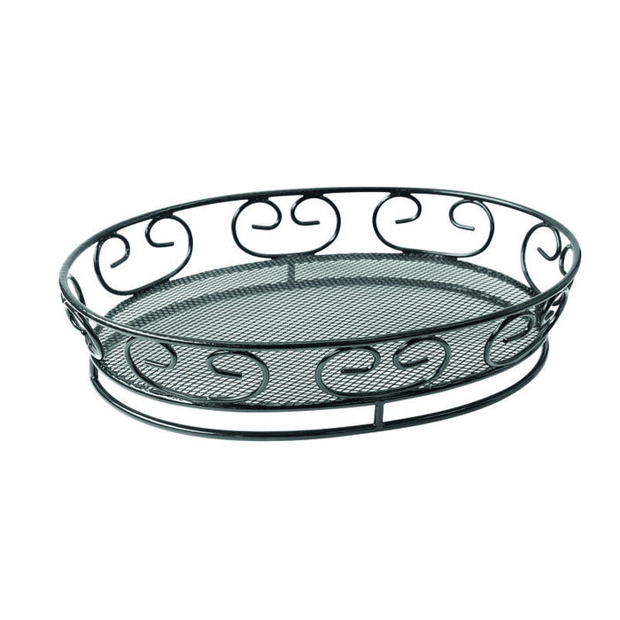Cesta ovalada de metal 230x165mm A50mm - 6Uds