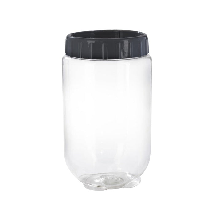 Combo tarro Bokolock PET reutilizable con tapa con clip, apilable 1000ml A170mm - 24Uds