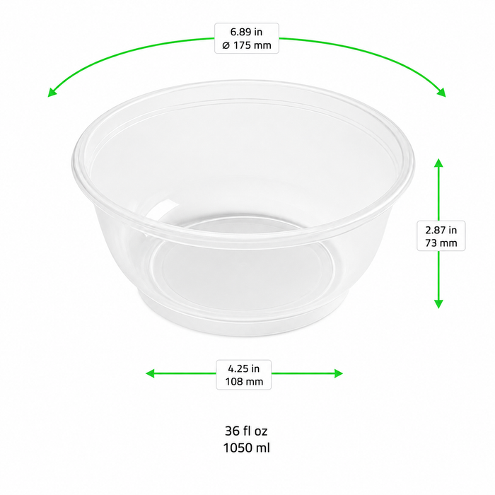 Bol de PP inyectado H73mm 1050ml - 500Uds