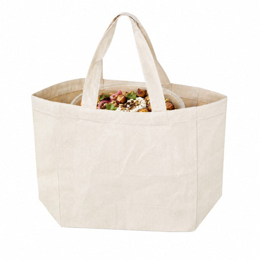 Bolsa de almuerzo de algodón 250x100mm H250mm - 50Uds