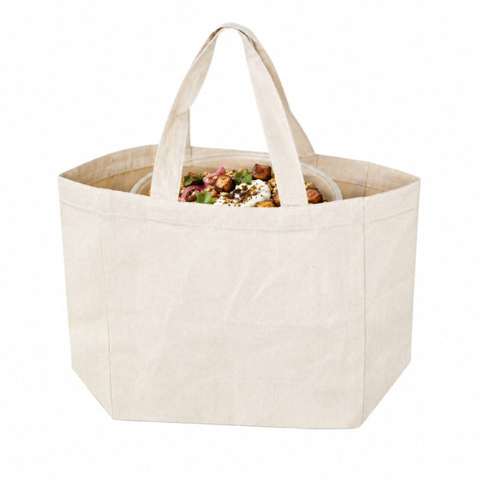 Bolsa de almuerzo de algodón 250x100mm H250mm - 50Uds