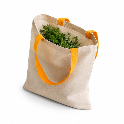 Bolsa de asas amarilla  10x230mm H300mm - 100Uds