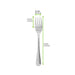 Tenedor en Inox con estuche 163x25mm A11mm - 500Uds