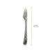 Cuchillo de mesa de acero inoxidable con funda, se debe lavar antes de usar 159x19mm H2mm - 500Uds