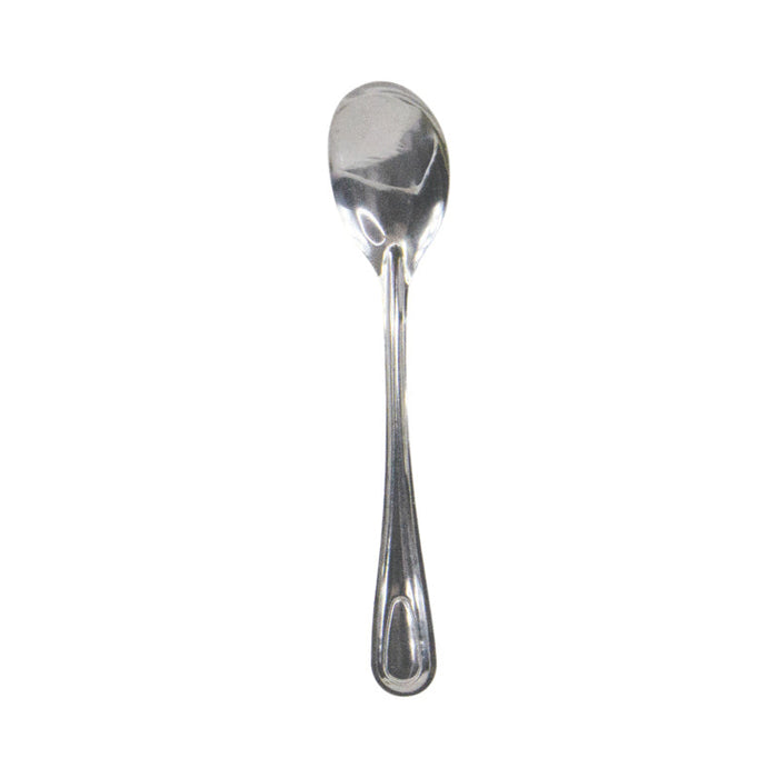 Cuchara sopera de acero inoxidable con estuche, se debe lavar antes de usar 159x32mm H18mm - 500Uds