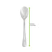 Cuchara sopera de acero inoxidable con estuche, se debe lavar antes de usar 159x32mm H18mm - 500Uds