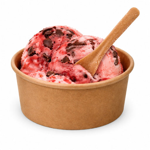 Cuchara de helado de madera compuesta reutilizable A95mm - 2640Uds