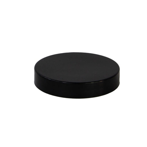 Tapa plana de plástico PP negra, enroscable H14mm - 225Uds