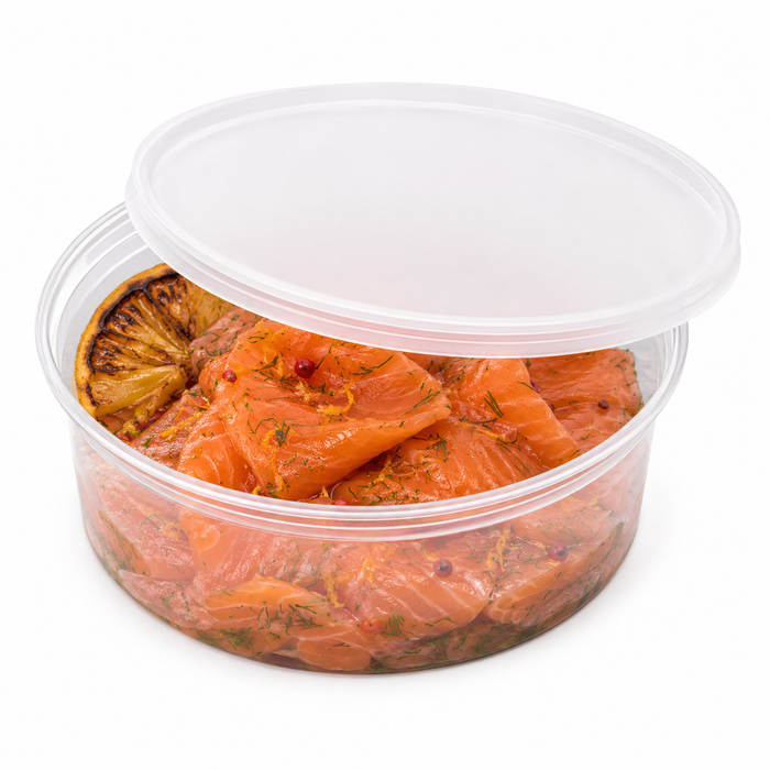 Tapa para delicatessen en PP moldeado por inyección Dia 119mm H5,5mm - 500Uds