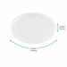 Tapa para delicatessen en PP moldeado por inyección Dia123mm H7,2mm - 500Uds