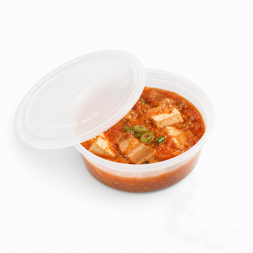 Tapa para delicatessen en PP moldeado por inyección Dia123mm H7,2mm - 500Uds