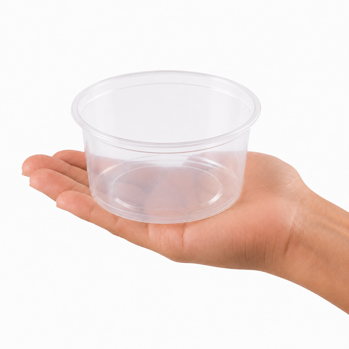Tarro delicatessen de PP moldeado por inyección H49mm 240ml - 500Uds