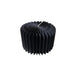 Expositor plegable negro con bandeja acrílica H200mm - 6Uds