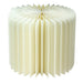 Expositor plegable blanco con bandeja acrílica  H400mm - 6Uds