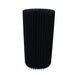 Mesa plegable iluminada negra con tablero acrílico  H1 000mm - 2Uds