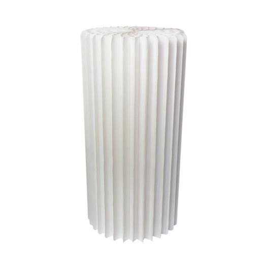 Mesa plegable blanca iluminada con tablero acrílico  H1 000mm - 2Uds
