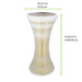 Torre blanca iluminada y plegable con bandeja - diam 500mm, A 1000mm - 2Uds