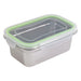 Noxbox Fiambrera rectangular de acero inoxidable con tapa transparente de pp 1 600ml 223x150mm A80mm - 6Uds
