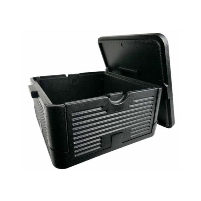 Caja plegable isotérmica negra 380x380mm H220mm - 1Ud