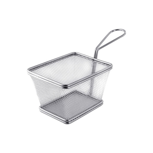 Mini freidora de metal inox 105x85mm H65mm - 6Uds
