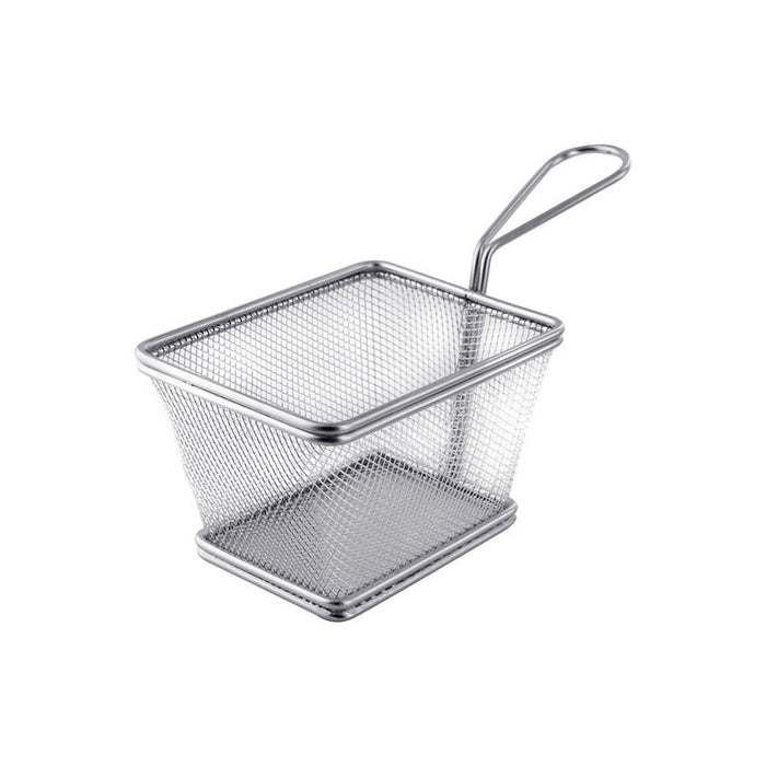 Mini freidora de metal inox 105x85mm H65mm - 6Uds